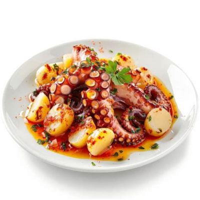  Pulpo a la Gallega:  Savoring Tender Seafood Flavor Enriched with Smoky Paprika Depth